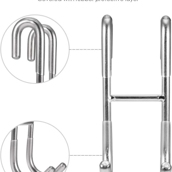 Shower Door Hooks (2-Pack), Towel Hooks - Picture 2 of 4